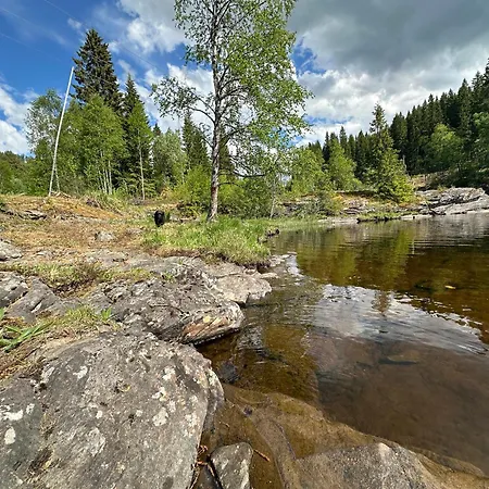 营地 Turifoss Tent Pitch Meråker